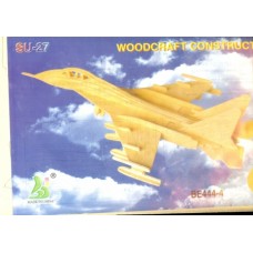 Wood Craft Puzzle - SU-27 - Plane Wood Craft Puzzle - SU-27 - Plane
